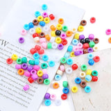 2000+ Pony Beads 6x9mm β 10 Colors Bulk Set for DIY Crafts & Jewelry Making