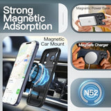 JETech Magnetic Case for iPhone 17 Pro Max 6.9-Inch Compatible with MagSafe, Shockproof Slim Phone Cover with Built-in Camera Control Button, Matte Translucent Back (Black)