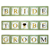 101PC Green Bridal Shower Décor Set – Letter Boxes & Balloons for Wedding or Engagement