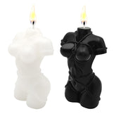 2 Pcs Body Shaped Candle, Female Body Candle Woman S&M Torso Sexy Candles For Living Room Bedroom Bathroom Home Table Aesthetic Decoration Christmas, Soy Wax Scented Candle Scented