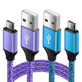 Android Charger Micro Usb Cable 2 Pack 6Ft Long Braided Cords Fast Charging Compatible For Samsung Galaxy S7 S6 Edge/Active, J8 J7 J3 V, Moto E5 G5 G6 Play, Tablet, Ps4 Pro Slim, Note 4 5, Lg G3 G4 Q6