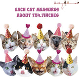 Funny Cat Party Garland - Meow Letter Balloons & Cat Faces for Cat Theme Party Decor