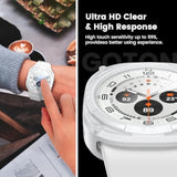 Rugged Bezel Case For Samsung Galaxy Watch Ultra Screen Protector 2025 47Mm - Soft Tpu Bumper Face Cover + 2 Tempered Glass Film For Galaxy Watch 7 Ultra / 8 Ultra Accessories
