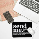 Christian Mouse Pad, Bible Verse Mouse Pads For Desk, Isaiah 6 8 Your 41 Is Coming, Scripture Non-Slip Rubber Base Mouse Pads For Wireless Mouse, Computers, Laptop, Office, 9.5X7.9 Inch