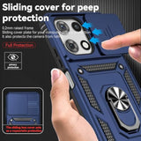 Motorola G 2026/Moto G Play 2026 Case with Screen Protector and Camera Cover, Military Grade, 16ft Drop Tested, Magnetic Kickstand Protective Case for Motorola G 2026, Blue