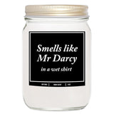 You Nique Designs Pride And Prejudice Gifts, Jane Austen 8Oz Candle, Cool Gifts For Bookworms, Book Themed, Bookish Presents For Book Readers, Unique Bookworm Surprise