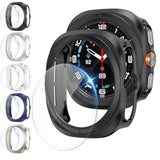 5-Pack Case With Screen Protector For Samsung Galaxy Watch Ultra 47Mm (2024)/Ultra 2 47Mm 2025
