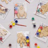 Thank You For Coming Gifts For Kids - Space Party Favors - 24 Pcs Space Cards With Art Supplies - Astronaut Wood Painting Craft Kits - Kids Birthday Boys Girls Gifts Bulk