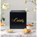 Black Gold Card Box Money Envelope Gift Card Holder Wedding Baby Shower Birthday