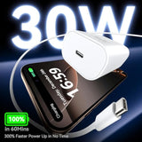 Iphone 17 16 15 Pro Max Charger Fast Charging, 30W Usb C Charger Type C Chargers Fast Charging Block With 6.6 Ft&10 Ft Long Cable Cord For Iphone 17 Pro Max/17 Pro/17/Air/16 Pro Max/16Pro/16/15/Promax