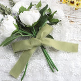 Green Ribbon For Gift Wrapping, Handmade Fringe Ribbons For Crafts Bri