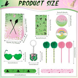 84Pcs Witch Party Favors With Pens Notepads Sunglasses Paper Gift Bag Princess Crown Key Chains Slap Bracelet Sticker Witchy Themed Party Supplies For Boy Girl Birthday Classroom Game Activities