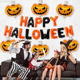 20Pcs Happy Halloween Balloons - Jack O’Lantern Pumpkin Party Decorations for Spooky Fun
