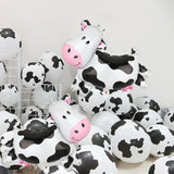 100 Pcs Cow Print Balloons, 2 Pcs Big Cow Balloons 12 Inch Cow Balloon Children'S Party Cowboy Theme Birthday Party Girl'S First Birthday Granary Farm Animal Theme Party Decorative Supplies