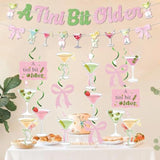 A Tini Bit Older Birthday Decorations Coquette Banner Pink Bow Garland Party Supplies For Girls