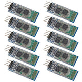 10Pcs Hc-06 Rs232 4 Pin Wireless Bluetooth Serial Rf Transceiver Module Bi-Directional Serial Channel Slave Mode For Arduino