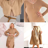 Tan Button 4-Hole Button 20L Melamine Shirt Buttons Plastic Button Sew