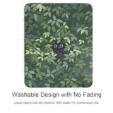 Anime Black Cat Square Mouse Pad,Cute Cat Mouse Pads For Wireless Mouse Desk Accessories,10"X8"Travel Mousepad With Non-Slip Rubber Base, Stitched Edge Mouse Pads For Desk,Computers,Laptop,Office Home