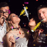 48 Pcs Gold & Silver New Year Noise Makers Party Blowers