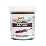 Brown Pigment For Epoxy Resin & Gelcoat – Concentrated Colorant - 4 Oz