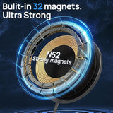 Magnetic Wireless Charger,Magease 15W Wireless Charger Magnetic Compatible With Iphone 16 15 14 13 12 Series And Airpods 3/2/Pro, Charging Pad With Usb-C Cable And Usb-A Converter (White)