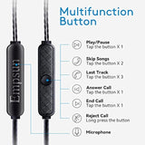 Wired Earbuds Headphones With Microphone Stereo Bass Earphones Noise Isolation