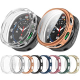 8-Pack Case Covers For Samsung Galaxy Watch 8 Case 44Mm, Soft Hd High Sensitivity Screen Protector With Tpu All Around Anti-Fall Bumper For Galaxy Watch 8 (44Mm)