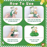 10pcs Wild One Safari Honeycomb Centerpieces for Boys/Girls Jungle Party Decor