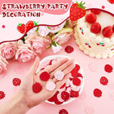 300 Pcs Strawberry Confetti Red And Pink Strawberry Table Confetti Strawberry Table Decorations For Strawberry Themed Baby Shower Birthday Wedding Party Decor