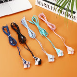 Bear Earbuds for Kids, Kawaii Wired in-Ear Headphones Gift for School Girls and Boys with Microphone and Cute Panda Bear Storage Case (Bear Green)