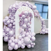 Lavender & Pearl Purple Balloon Garland Kit for Baby Shower, Birthday, or Wedding Decor