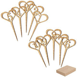 1-10 Table Number Cards, Wooden Wedding Table Decoration, 10Pcs