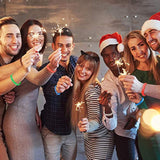 40-Pack Christmas Silicone Bracelets for Kids and Adults Party Favors