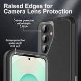 For Samsung Galaxy S25 Plus Case, Military Grade 3 In 1 Heavy Duty Shockproof/Drop Proof/Dust Proof Case With 2Pcs Tempered Glass Screen Protector & 1Pcscamera Lens Protector (Black/Grey)