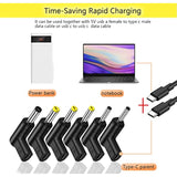 Usb 3.1 Type C Female To Dc Male Adapter, 90 Degree Angled Usb C To Dc 5V Pd E