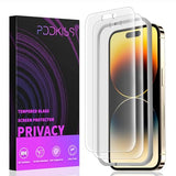 2 Pack Screen Protector for iPhone 14 Pro Max (2022) 6.7 inch Shatterproof Tempered Glass