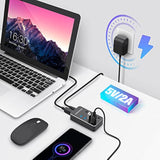 Usb 3.0 Hub 4 Port Powered Usb 3.0/Usb C Hub Upgraded Version With 2-In-1 3.3F