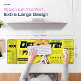 Large Gaming Mouse Pad 31.5 X 11.8 Inches Xxl Extended For Mouse And Keyboard Non-Slip And Water Resistant Surface With Anime Cute Girl Design Cyberpunk Ideal For Competitive Gaming League