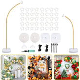 Balloon Arch Kit with Gold Frame Stand: Wedding, Birthday, Baby Shower