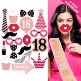 13Th Birthday Decorations For Girls - (76Pack) Rose Gold Party Banner,