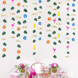 46Ft Tropical Party Decorations Gold Palm Leaves Garland Banner For Su