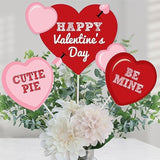 Conversation Hearts - Valentine'S Day Party Centerpiece Sticks - Table
