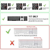 Ultra Thin Shortcuts Extended Silicone Keyboard Protective Cover Skin For Mac