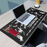 Large Gaming Mouse Pad, Long Extended Xl Ergonomic Mousepad Desk Pad, Large Rubber Mice Pads Stitched Edges, 31.5'' X 11.8'+ Cup Coaster, Ouija Board Pattern