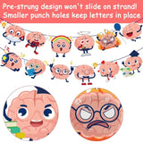 Brain Party Banners Funny Brain Theme Garlands for Birthday Baby Shower Decor