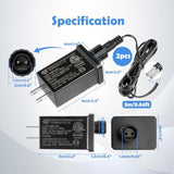 2Pack 12V 1A Replacement Yard Inflatable Adapters Class 2 Power Supply With 2 10Ft Extension Cords Transformer Us Plug F