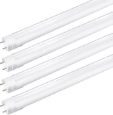 4 Pack 4FT LED T8 Light Tubes 18W 2000LM Warm White 3000K 3500K Dual End Ballast Bypass