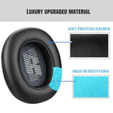 Replacement Ear Pads For Jbl E65 (E65Bt E65Btnc)/Live 650 (650Nc 650Btnc)/Duet Nc Over-Ear Headphones, Earpads Cushions With Softer Leather, Noise Isolation Foam, Black