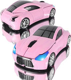Car Mouse, Wireless Mouse (Milk Tea Pink)