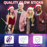 1000pcs Christmas Glow Sticks 8 Inch Red Green Light Up Party Favors Supplies
